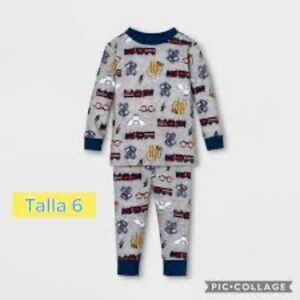 Pre-Owned Harry Potter Pajama Set Kids Size 6